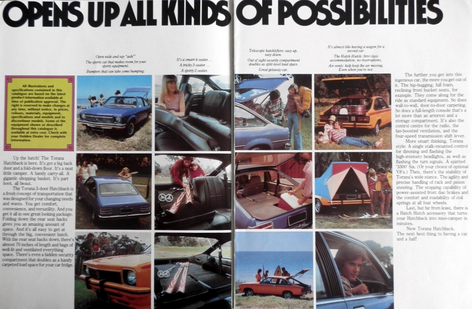 1976 Holden LX Torana Hatch Brochure Page 7